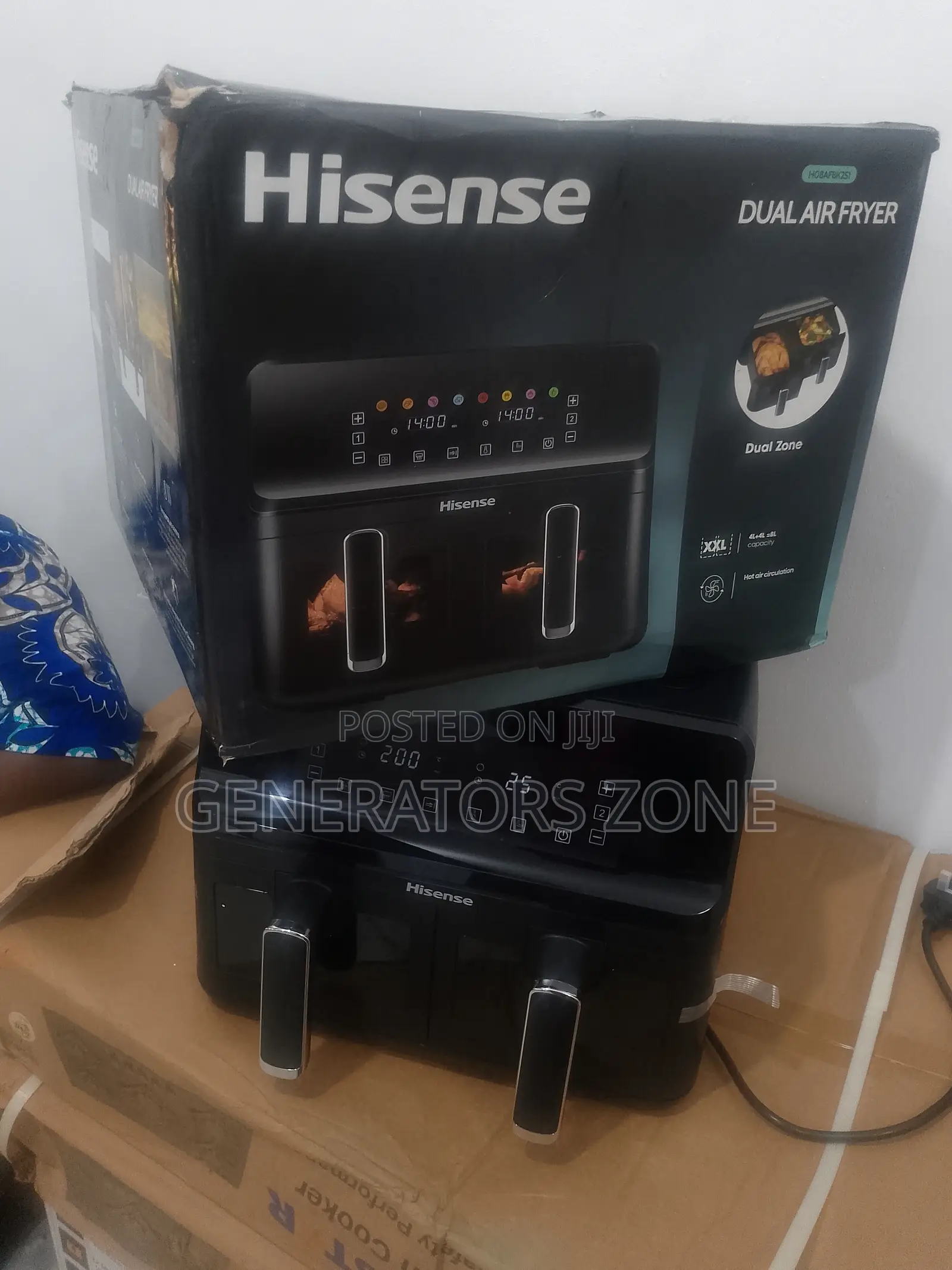 Hisense H08afbk2s1 8l Kitchen Air Fryer