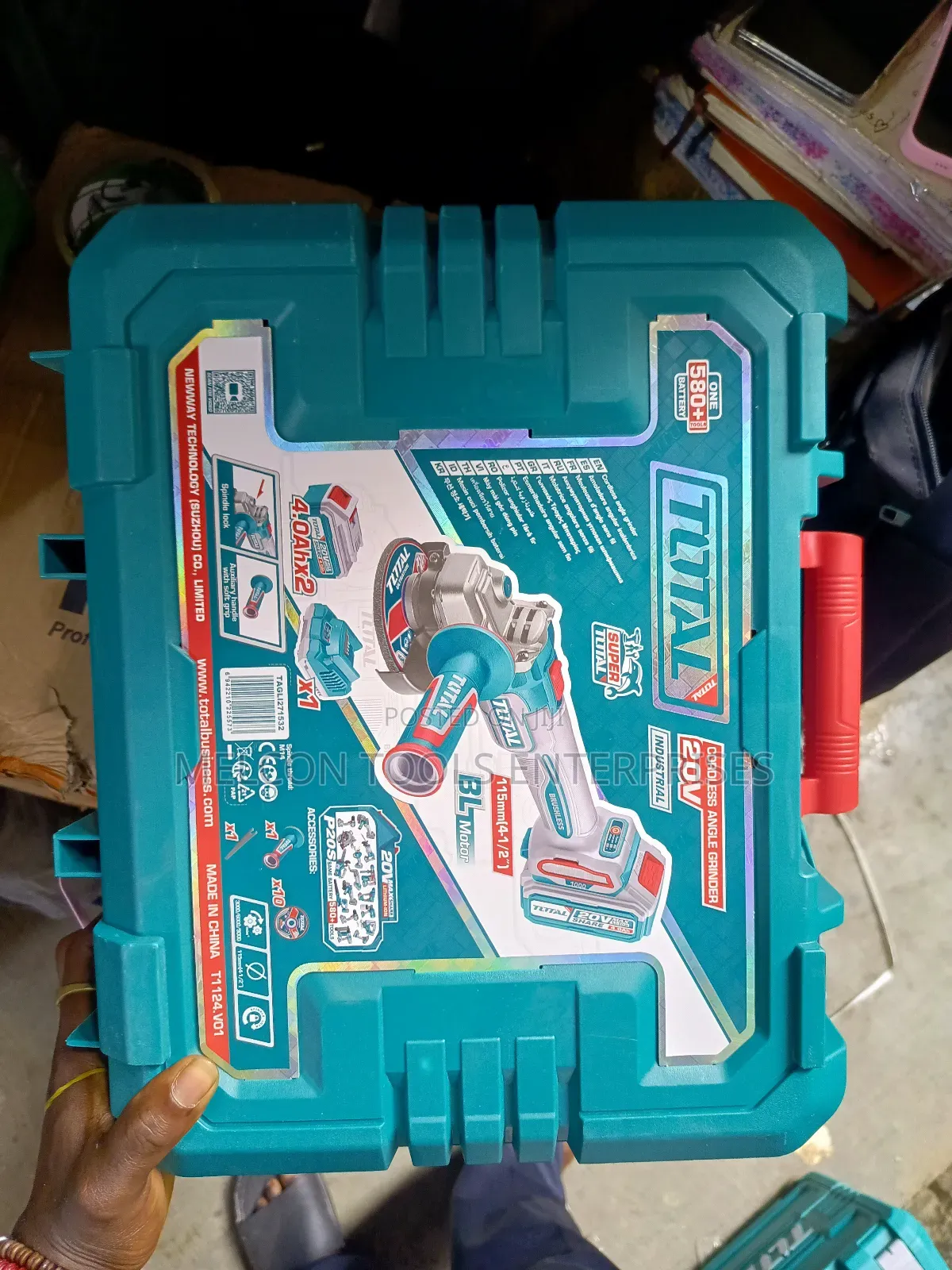 Total Battery Angel Grinder