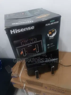 Model H08afbk2s1 Dual Basket Air Fryer 8l Capacity by Hisense