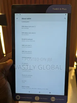 Lenovo Tab3 8 Plus 32 GB Silver