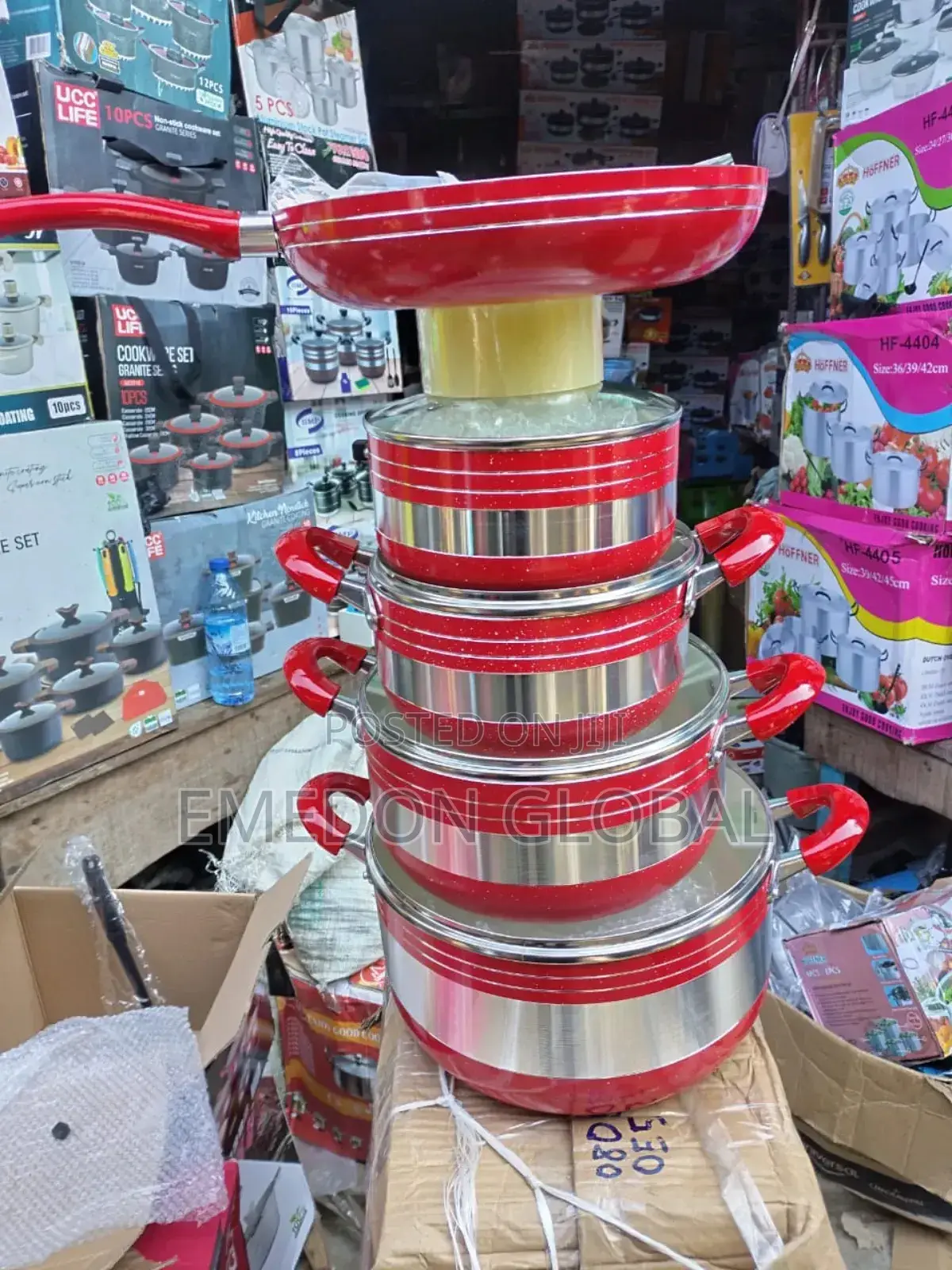 4pcs Non Stick Pot With Frying Pan