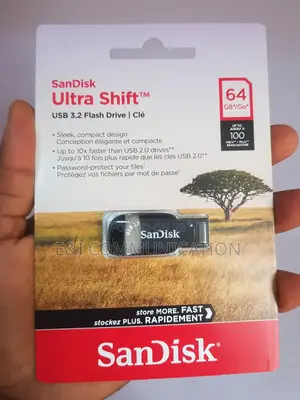 Sandisk 3.2 64gb Flash Drive, High Speed.