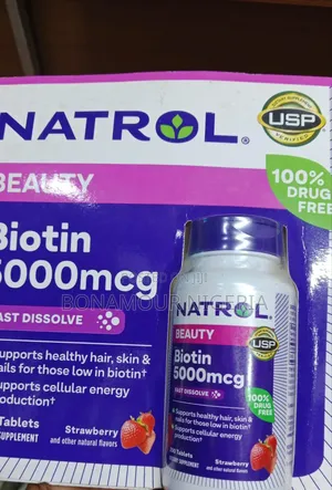 Natrol Beauty Biotin 5000mcg X 250 Tablets