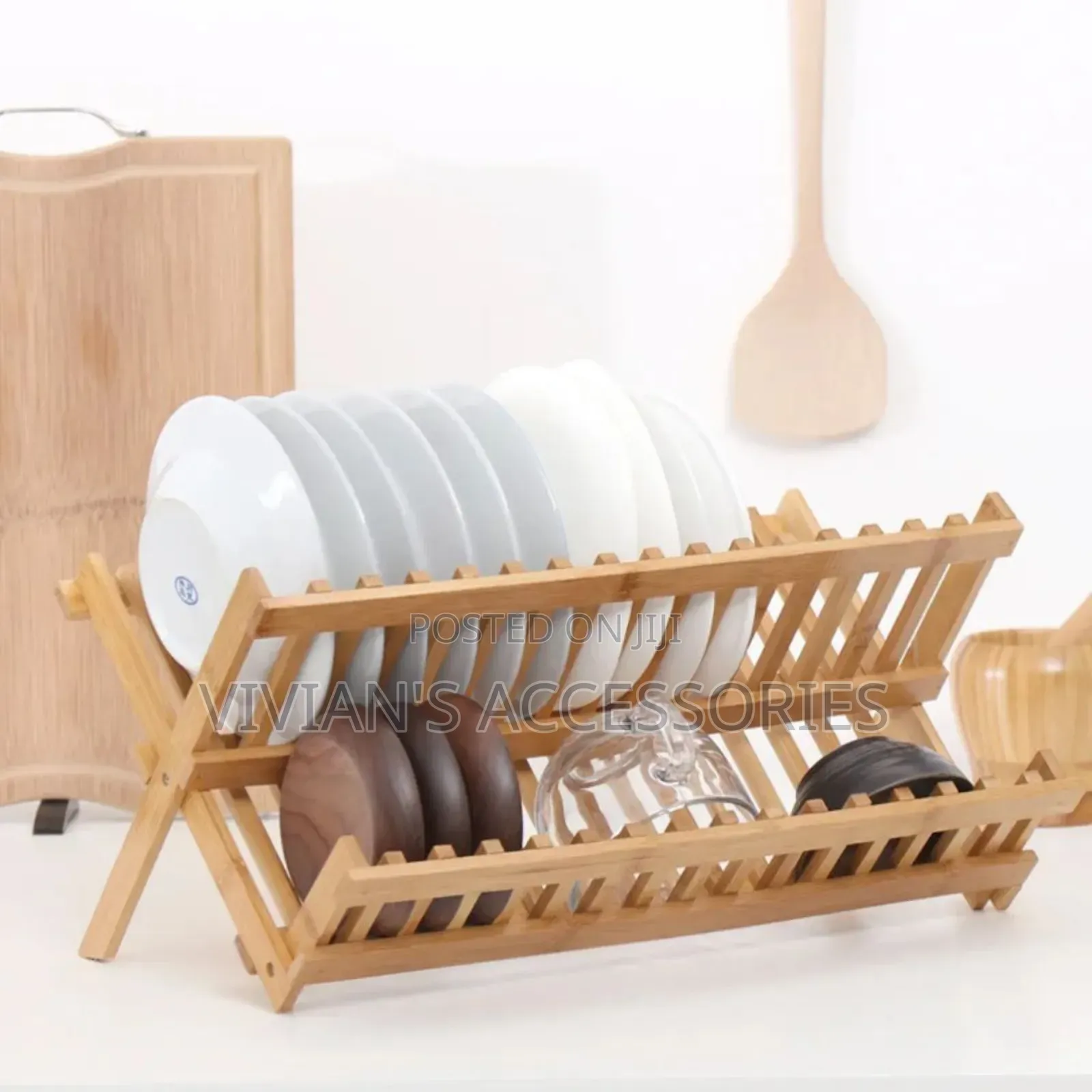Wooden Plate Rack