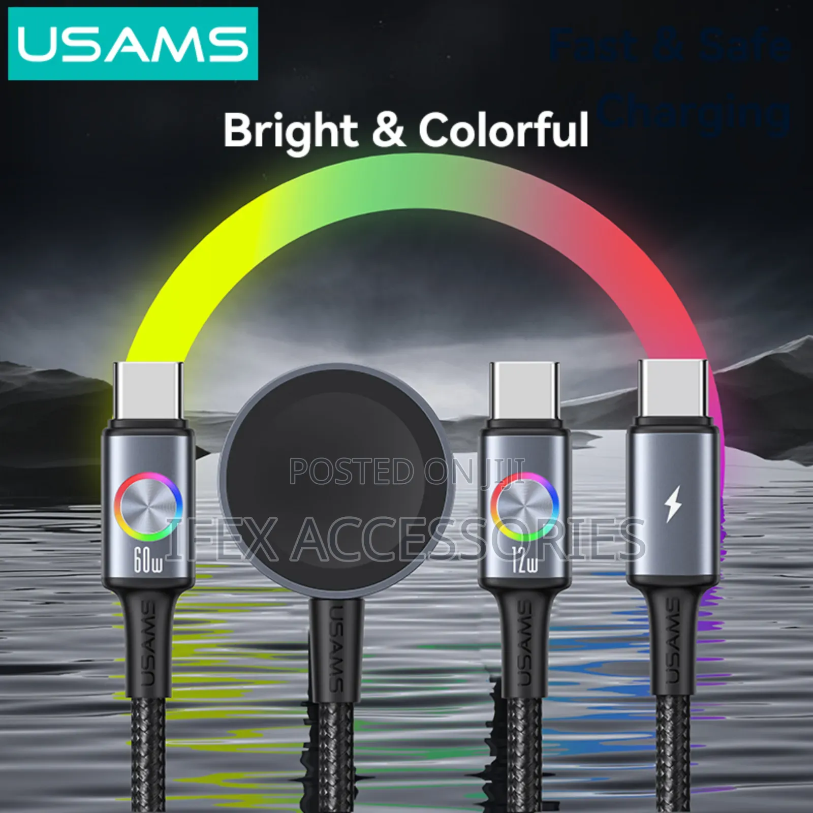 Usams Three in One Data Cable