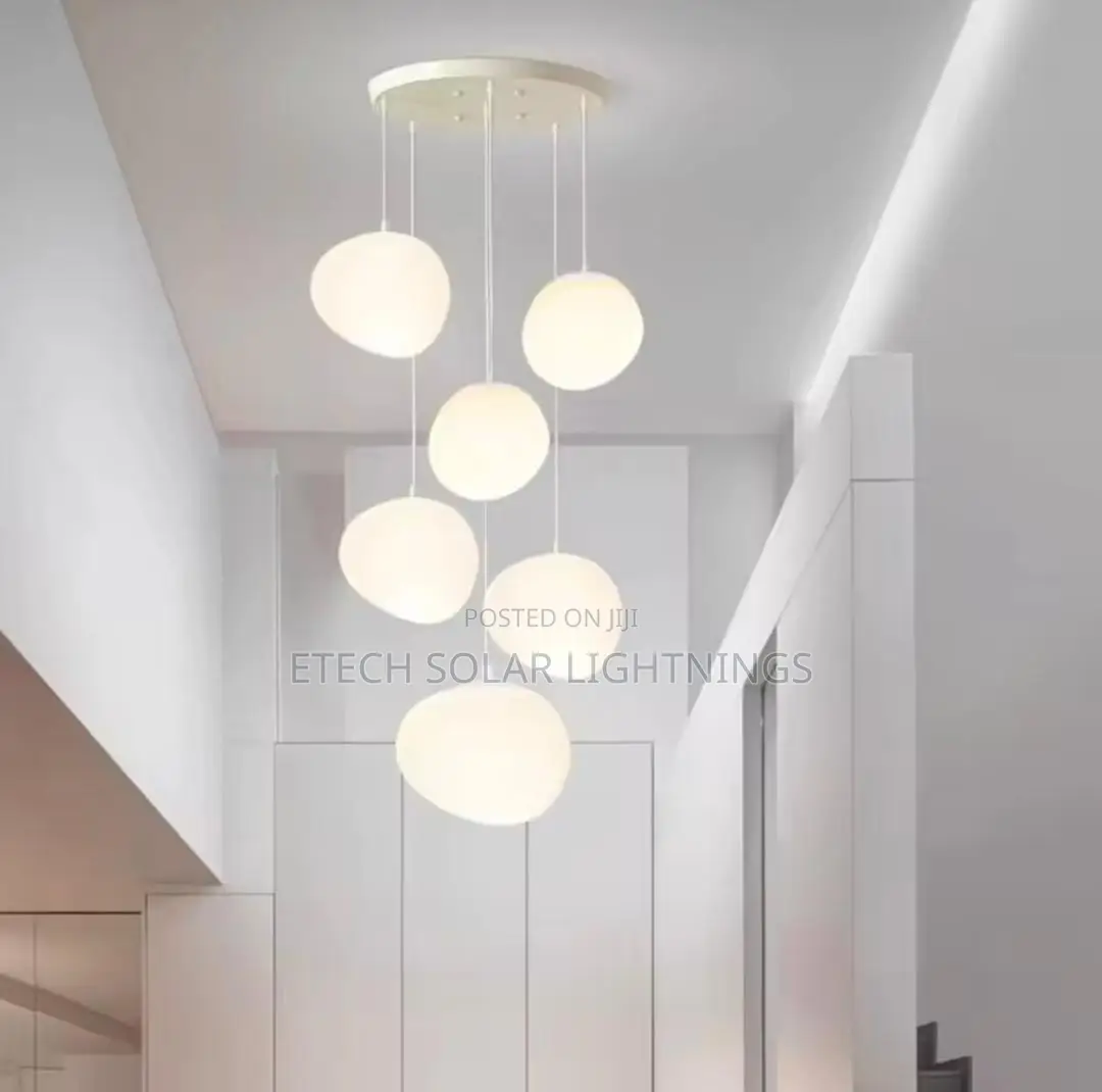 Luxury Modern Staircase Living Room Drop Chandelier Light