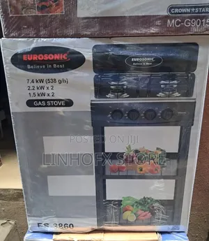 Eurosonic 4 Burner Standing Gas