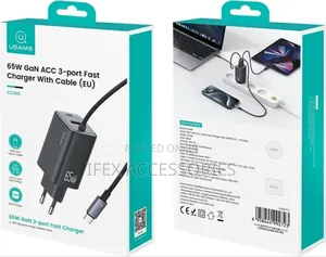 Usams Fast Charger With Cable