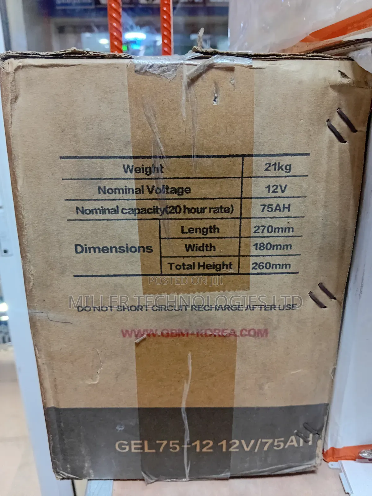 Gel Battery