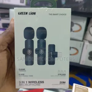 Green Lion Wireless Mic Clear Timber