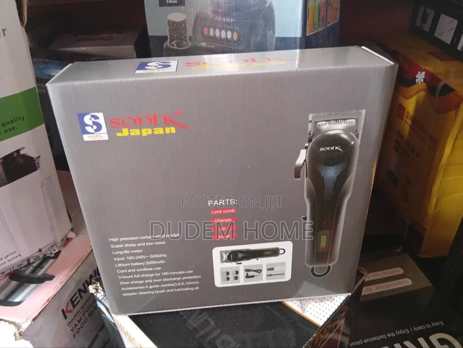 Sonik Japan Rechargeable Clipper