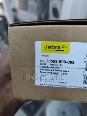Jabra Evolve 2 85 Bluetooth Headphone