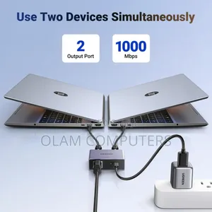 Ugreen 1 to 2 1000mbps Lan Splitter