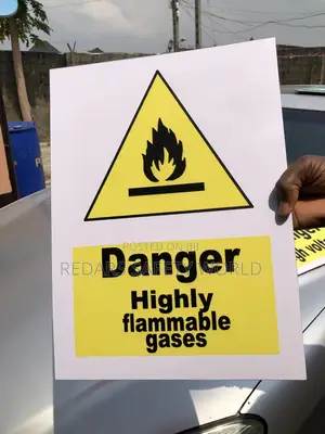 Danger Flammable Sign