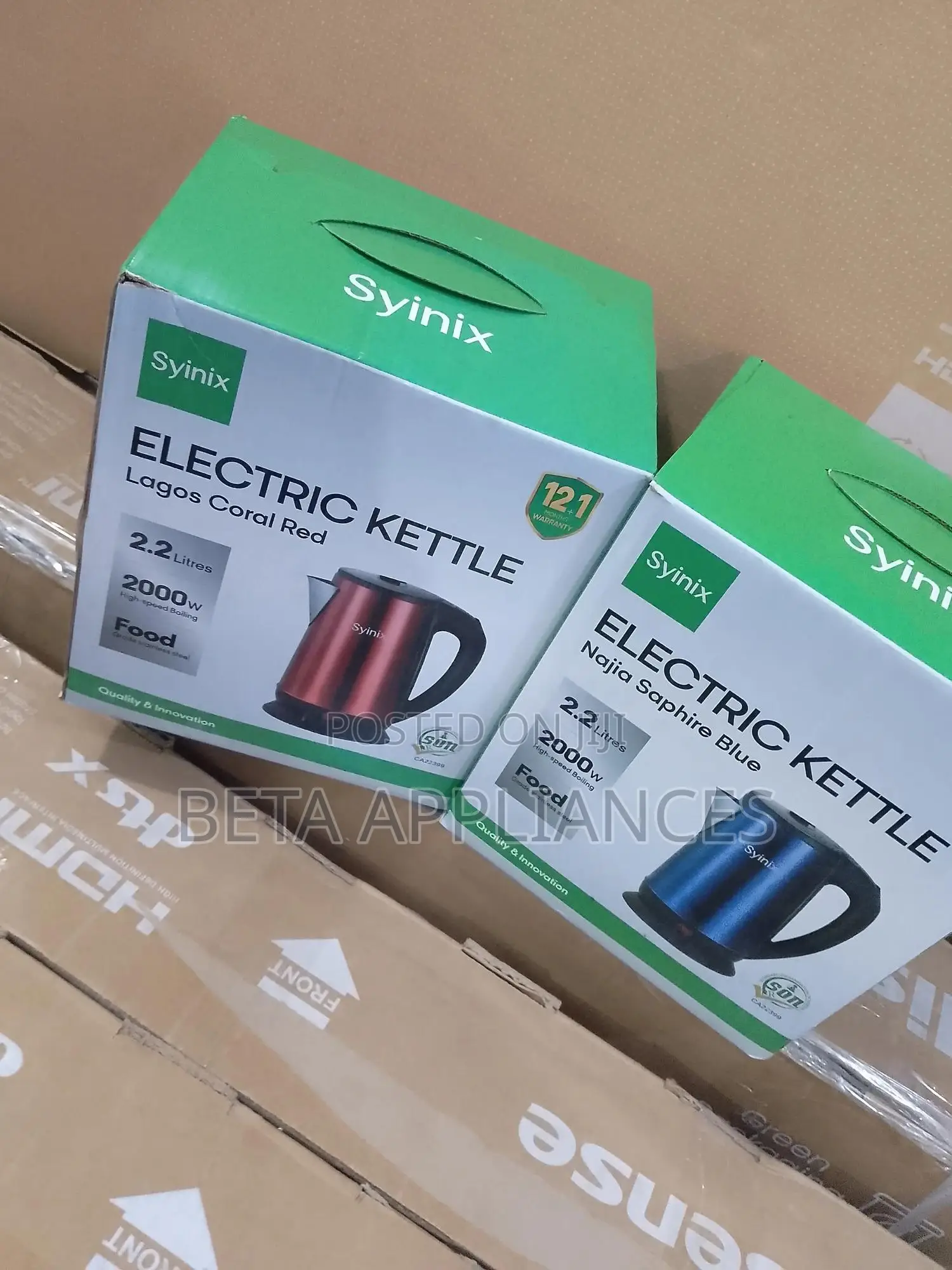 Synix High-Speed Electric Kettle – Fast Boiling Technology