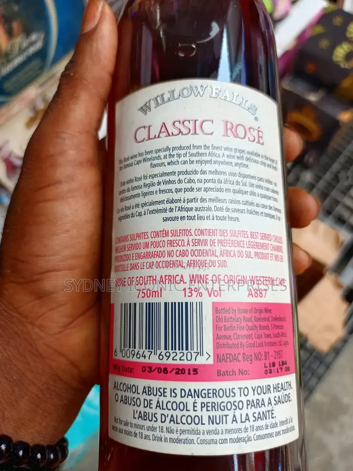 Willow Falls Classic Wine( 69,000 by 12)