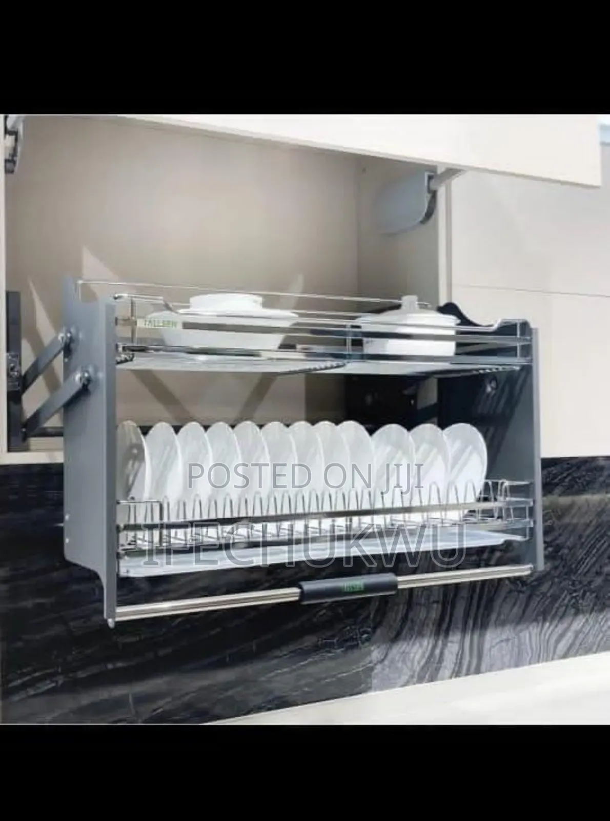 Original High Quality Built-in Kitchen Pull Down Plate Rack 80cm Vip