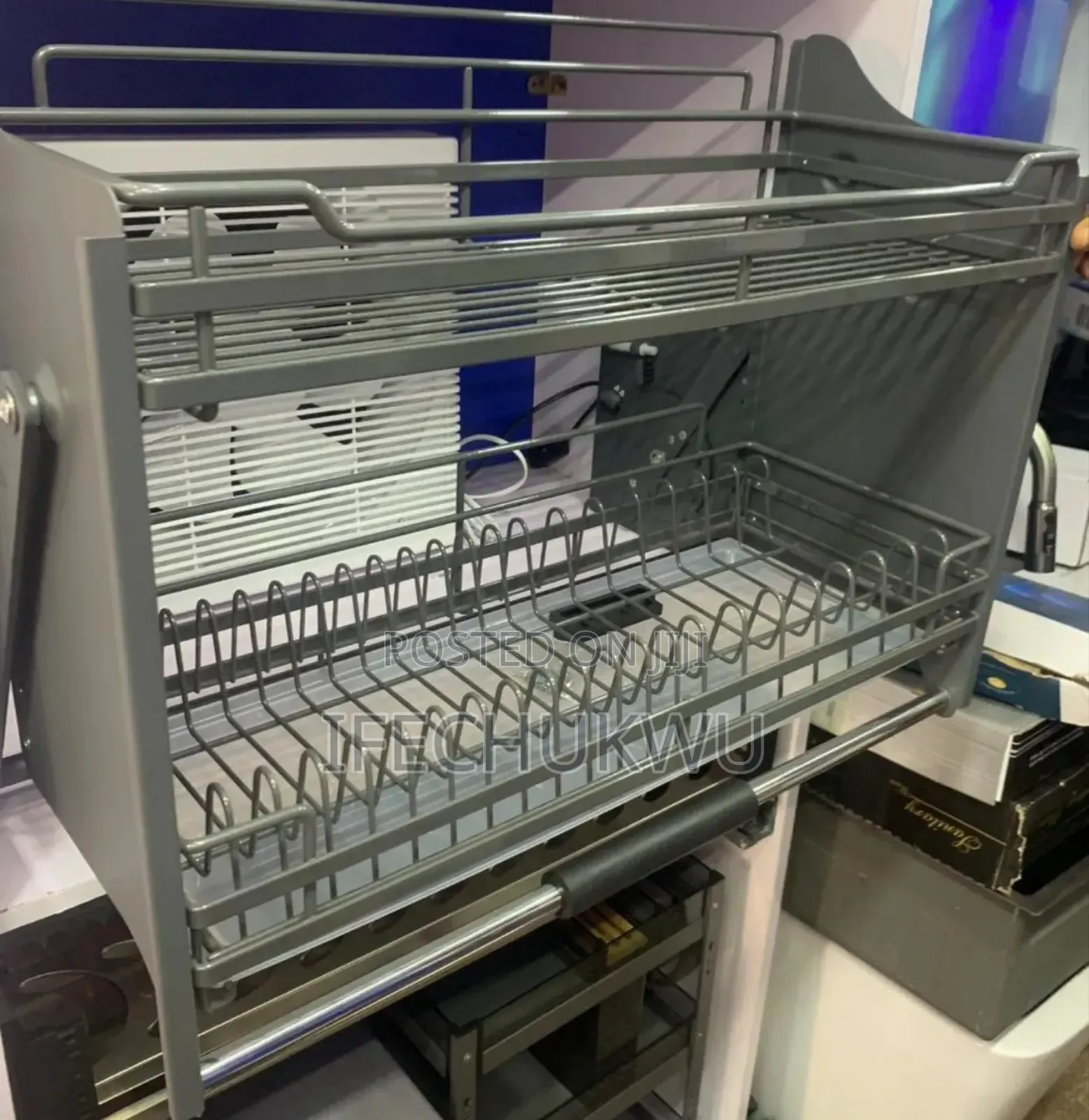 Original High Quality Built-in Kitchen Pull Down Plate Rack 80cm Vip