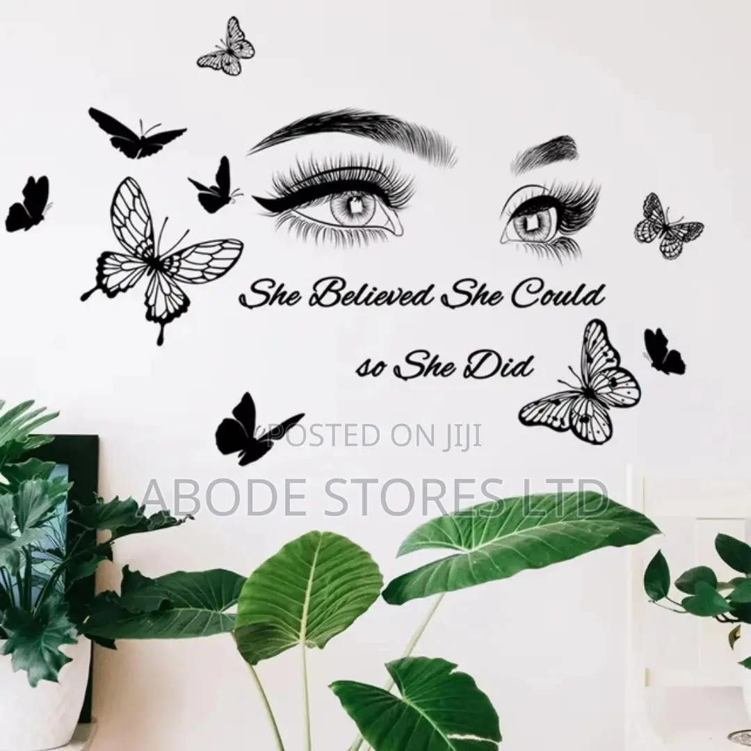 Eyelash Decorative Wall Decal/Sticker