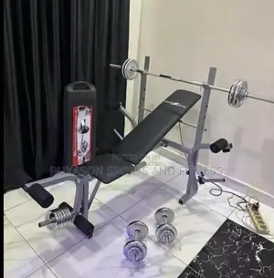 Weight Bench and 50kg