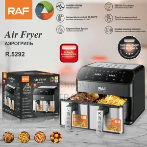 Raf Air Fryer 8l Double Door