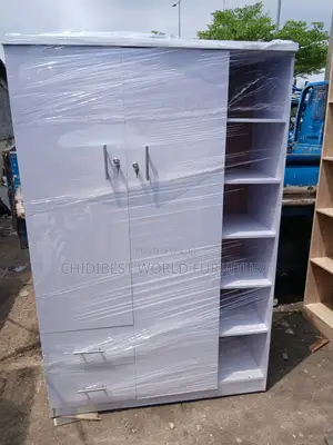 White 4feet by 6feet Wardrobe