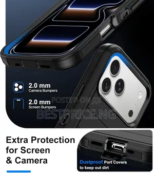 Rugged Defender Case for All iPhone 17 /16/ 15/ 14 /13 /12 Series