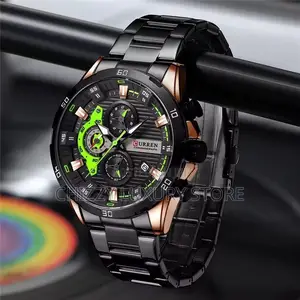 Curren Quality Luxury Men Chain Strap Wristwatch