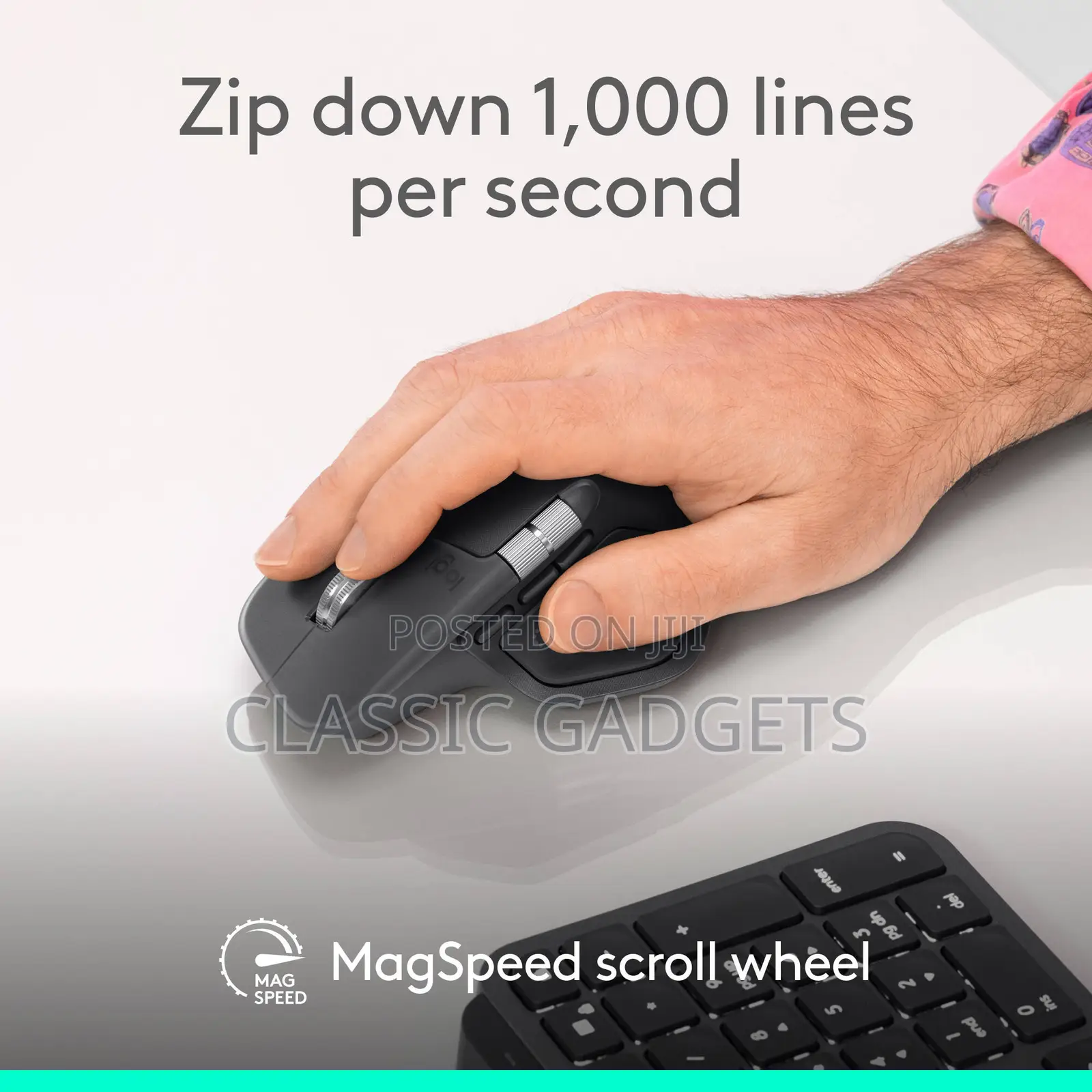Logitech Mx Master 4 High Performance Ergonomic Wireless Mouse