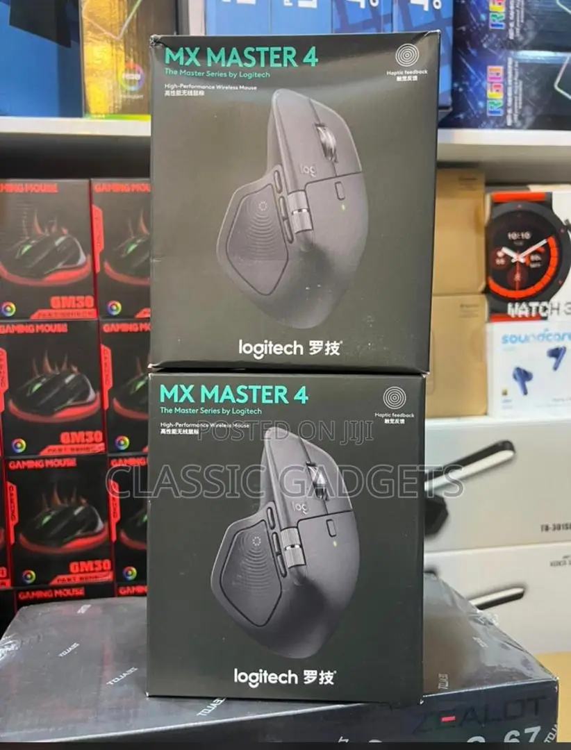 Logitech Mx Master 4 High Performance Ergonomic Wireless Mouse