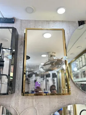 Gold Cabinet Mirror