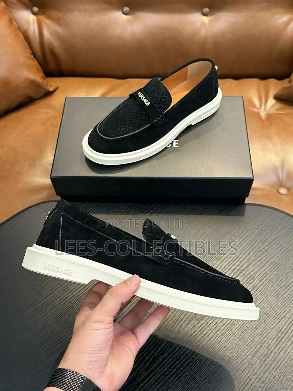 Best Quality Versace Suede Black