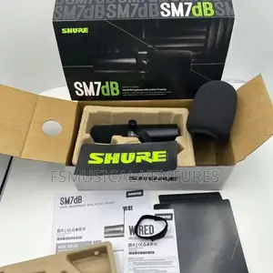 Shure Sm7db Dynamic Vocal Microphone With Built-in Preamp