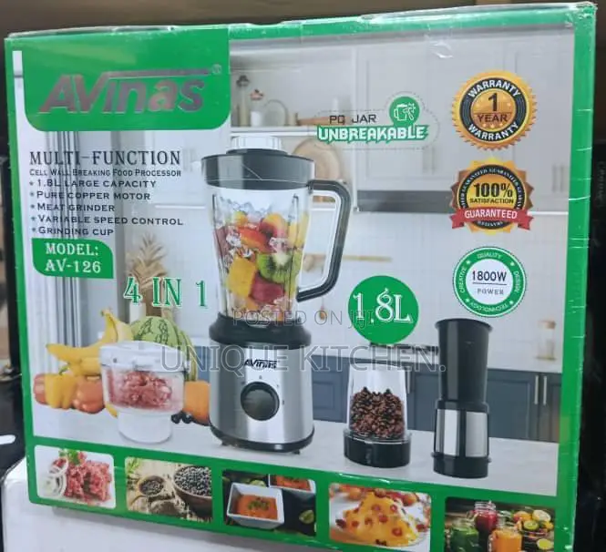 High Quality Avinas Blender 4 in 1