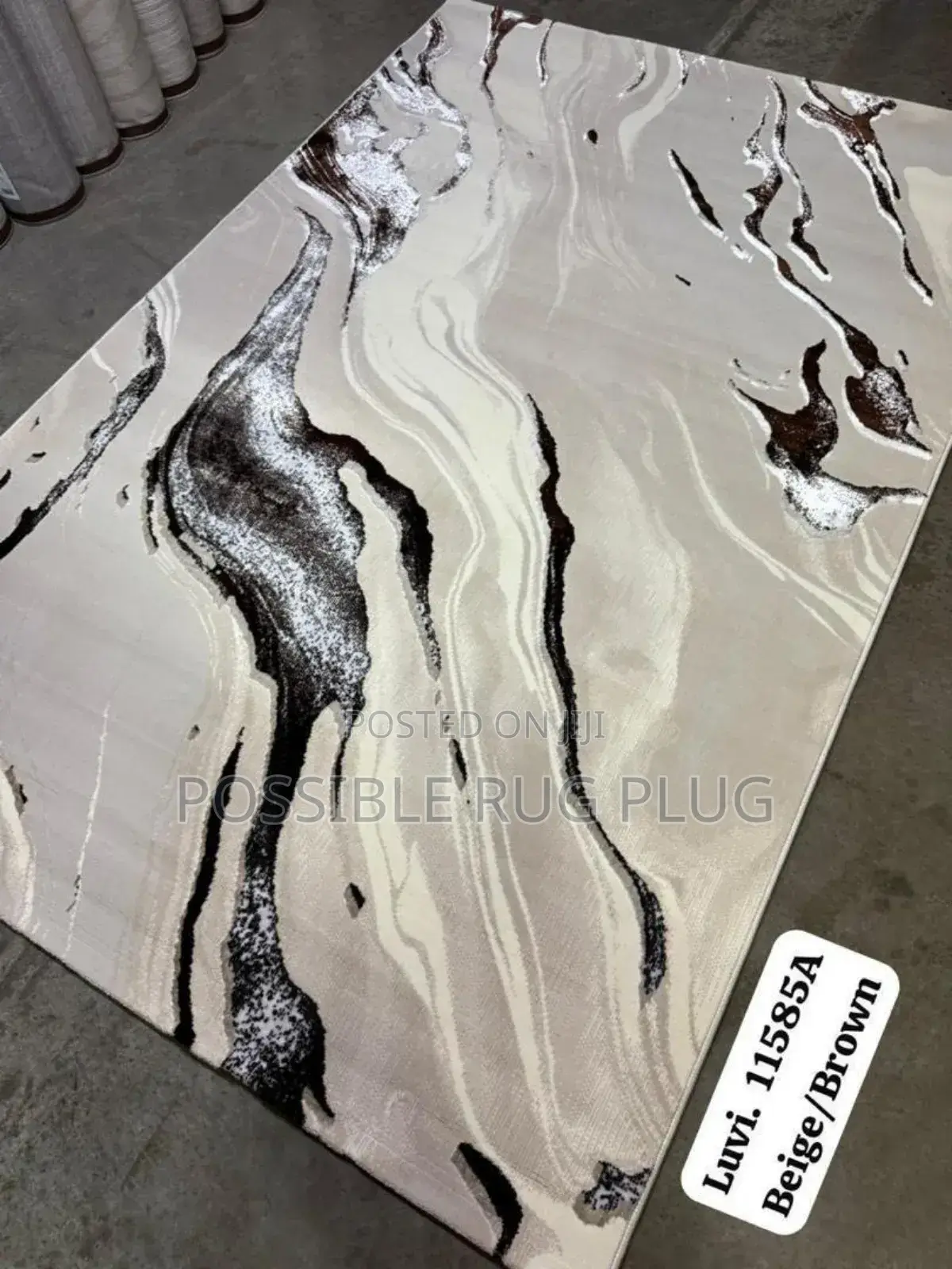 Brown Luvi Center Rug
