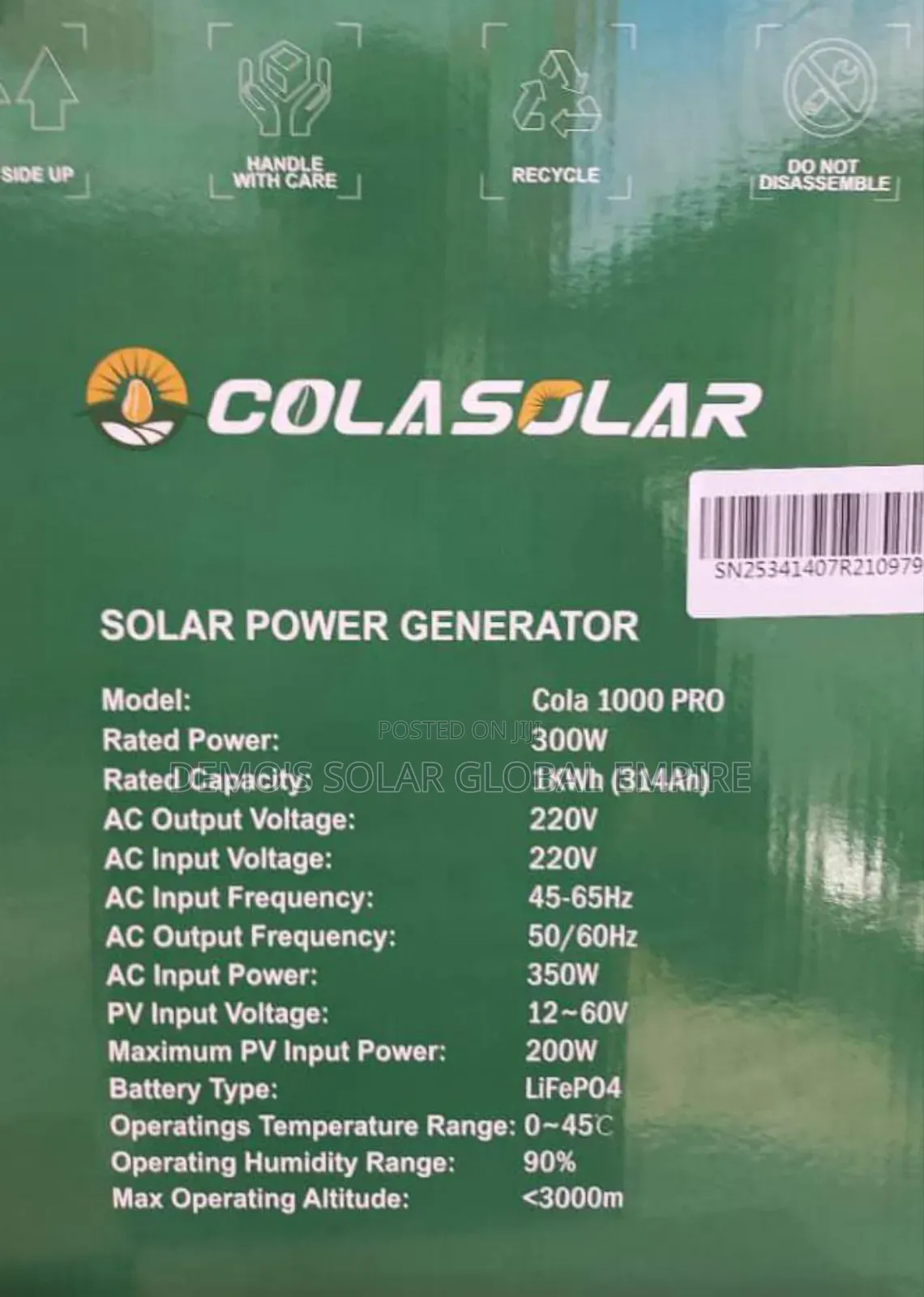 Cola Generator 1kwspro