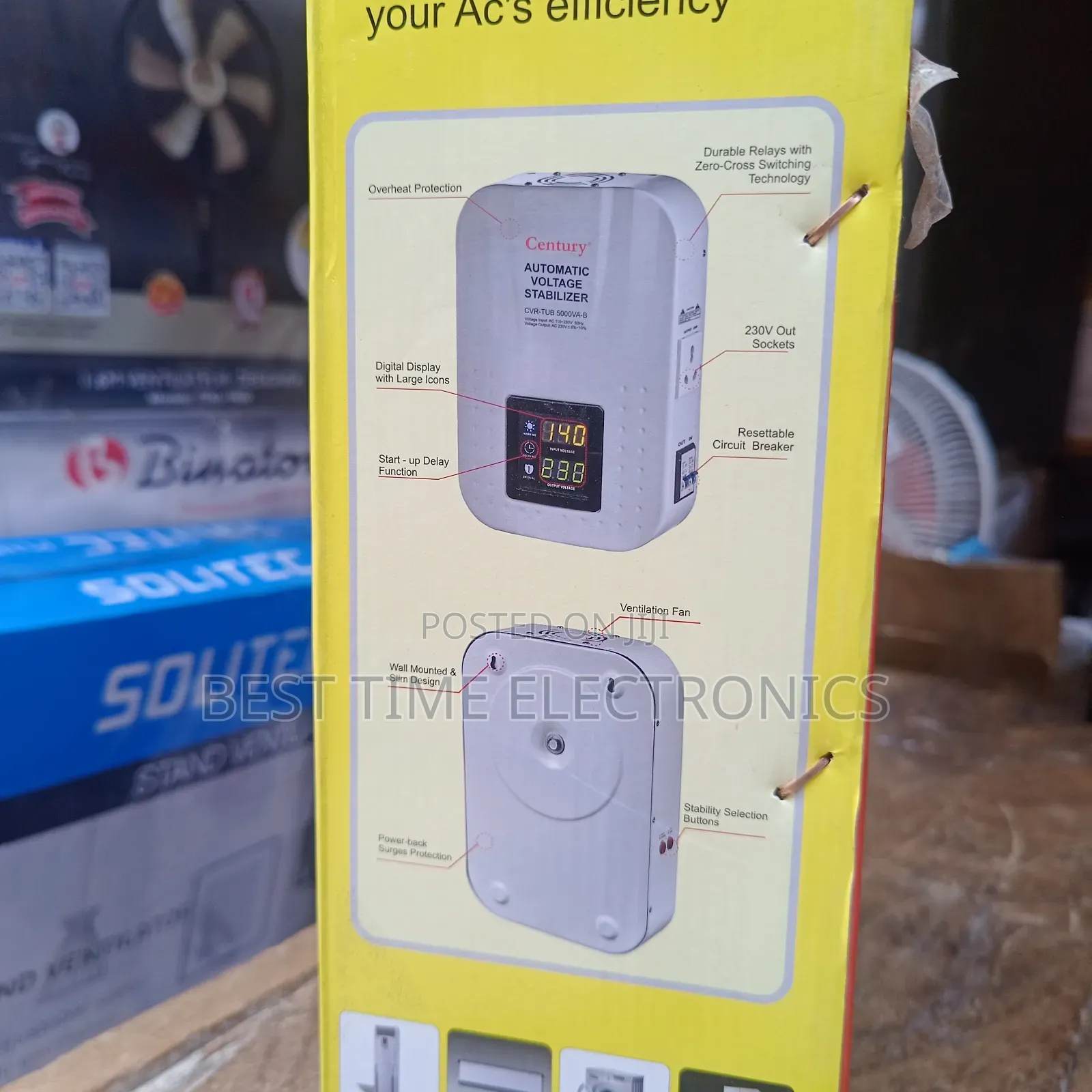 Century 5000va Wall Automatic Voltage Stabilizer