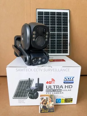 Ultra Hd Dual Solar PTZ Camera 20x Optical Zoom