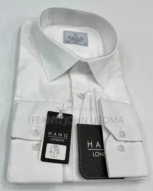 Classic White Longsleves Shirt for Men