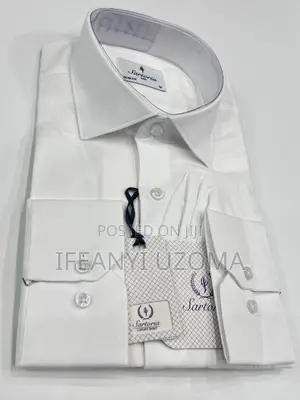 Classic White Longsleves Shirt for Men