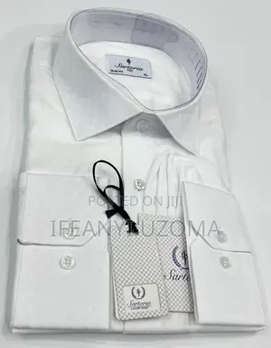 Classic White Longsleves Shirt for Men