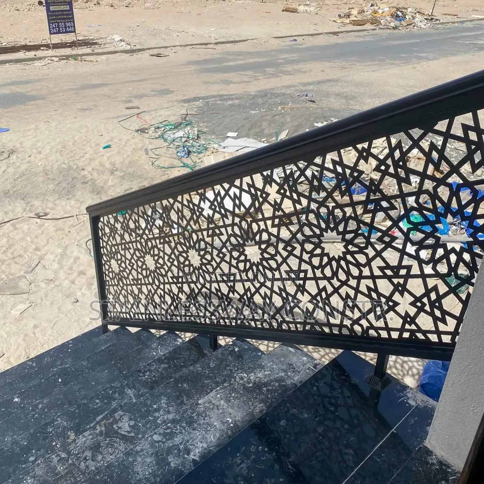 Modern Lasercut Bwari Railings