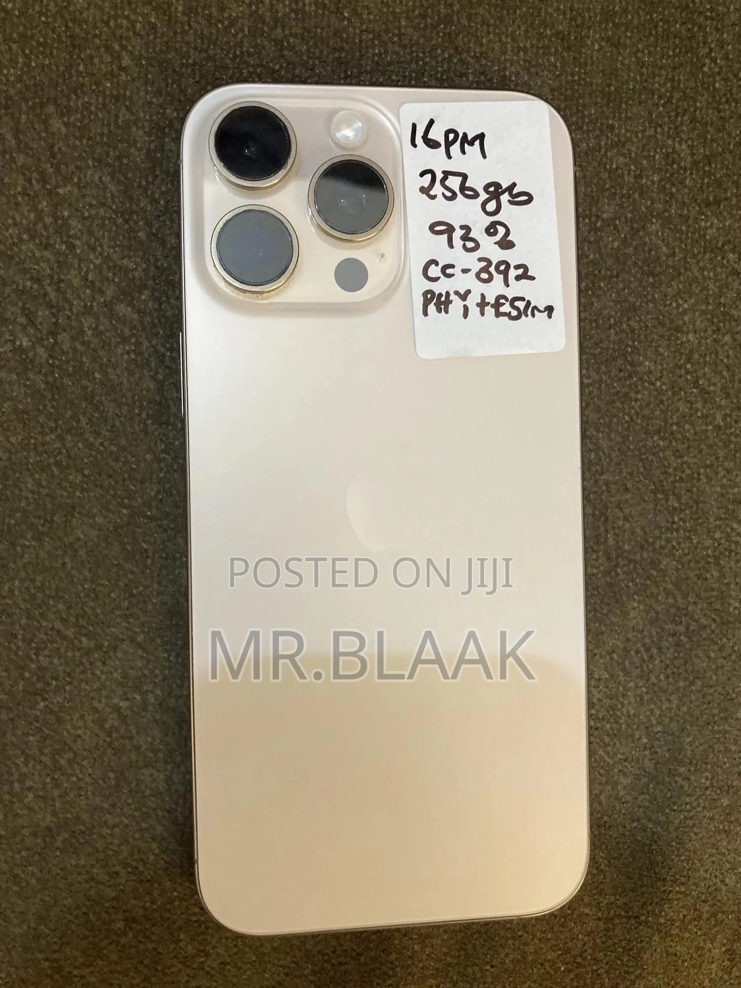 Apple iPhone 16 Pro Max 256 GB Gold