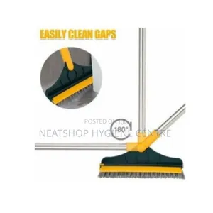 2 in 1 Floor and Window Scrub,Brush,Broom and Mop