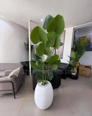 Standing Flower With Fiber Pot