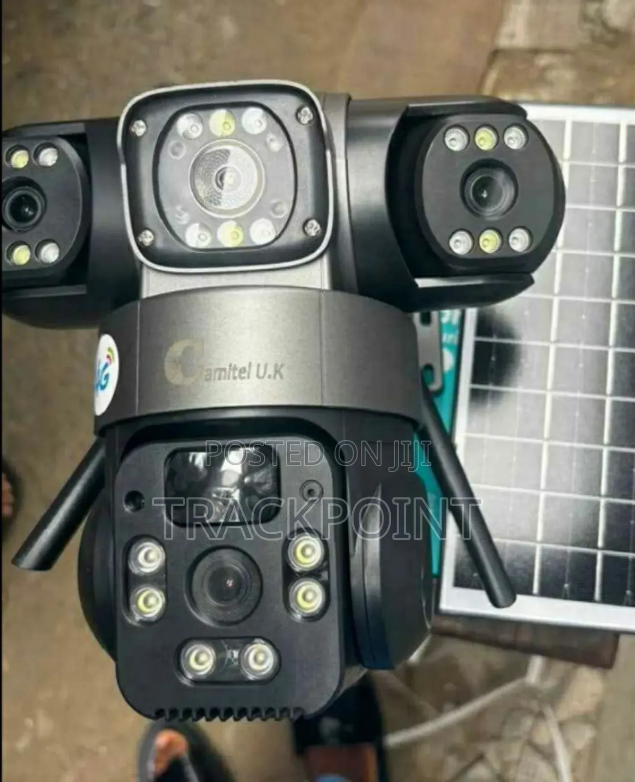 10mp Digital Three Lens With 4g Simcard Solar Camera