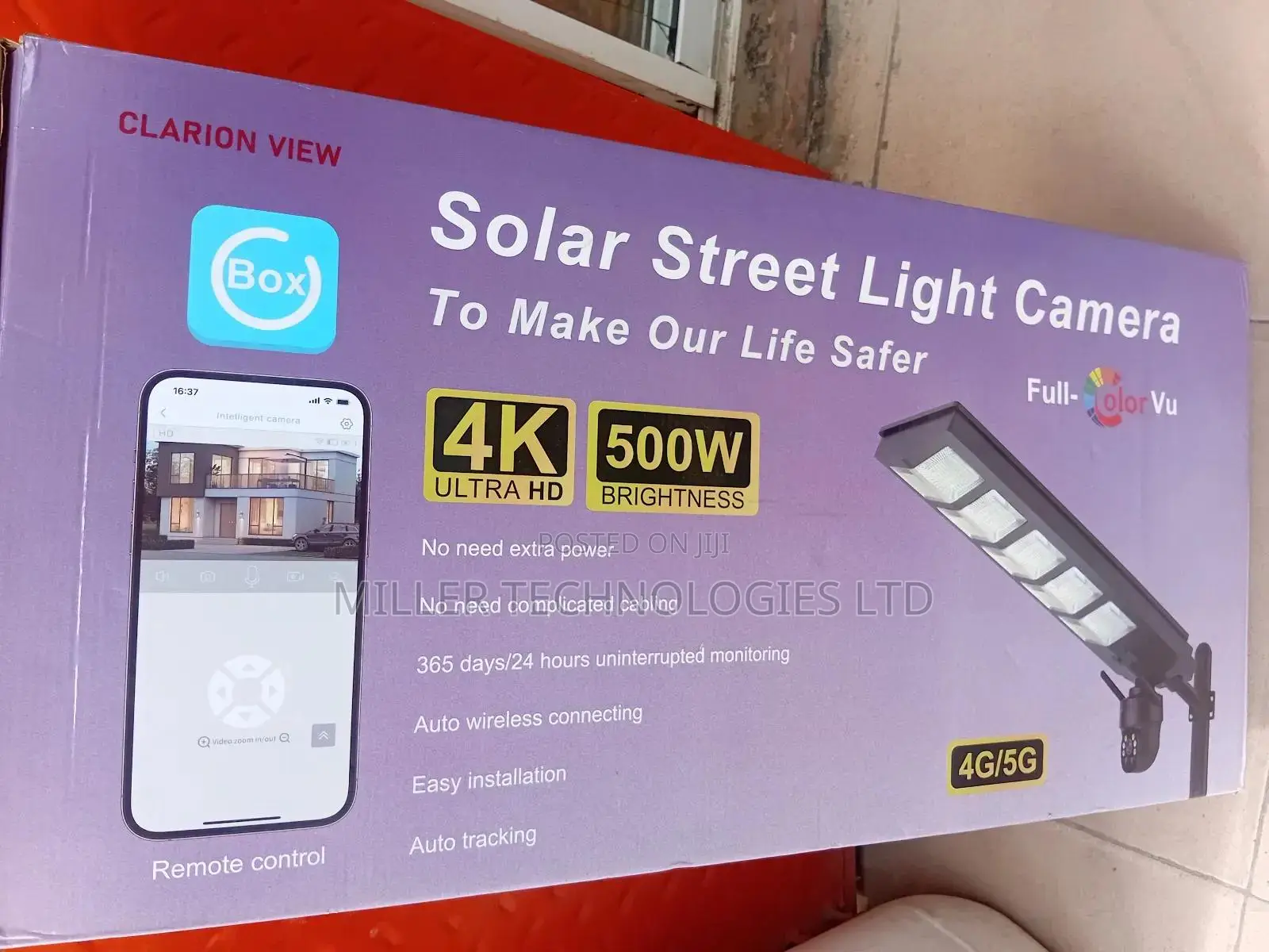 500w Solar Streetlight With Camera L500
