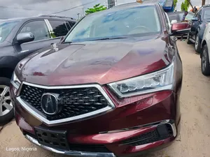 Acura MDX w/Advance Pkg SH-AWD 2017 Red