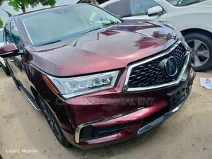 Acura MDX w/Advance Pkg SH-AWD 2017 Red