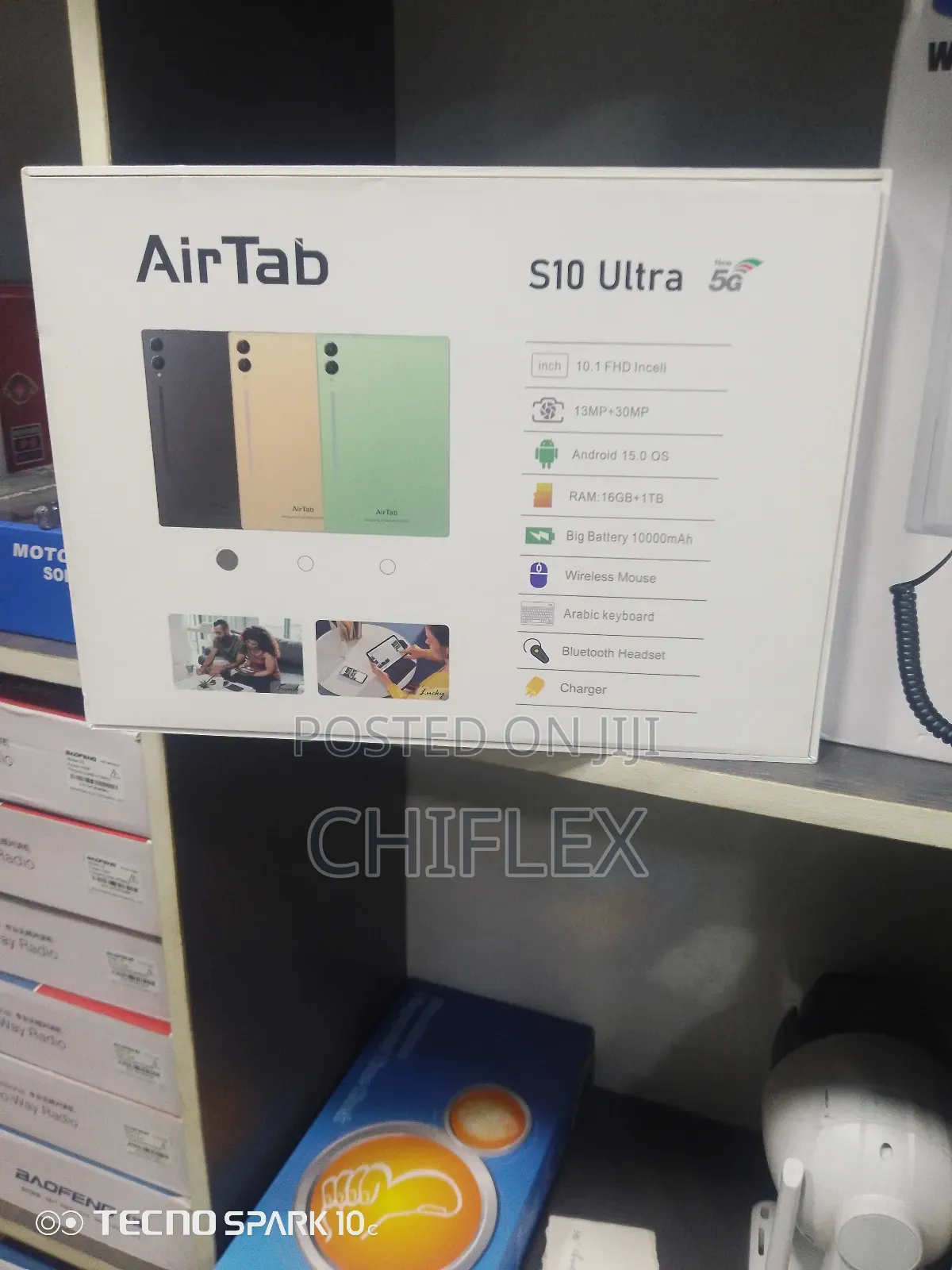 New AirTab S10 Ultra 16 GB Black